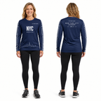 Custom Name NYC Minimal Performance Running Long Sleeve Shirt