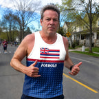 Patriotic Tech Running Tank Top - Hawaii State Pride Running Singlet
