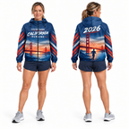 Custom Name California Bridge & Bay Runner Running Windbreaker Jacket