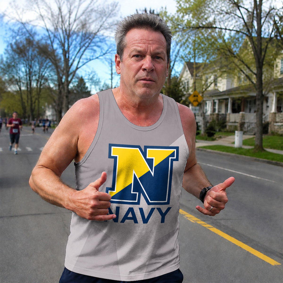 U.S.Military Running Tank Top U.S.Navy Running Singlet for Men and Women