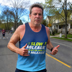 Funny Running Tank Top _ Slow Milegae Tech Running Singlet
