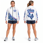 Custom Name Bluebonnet Runner Running Windbreaker Jacket