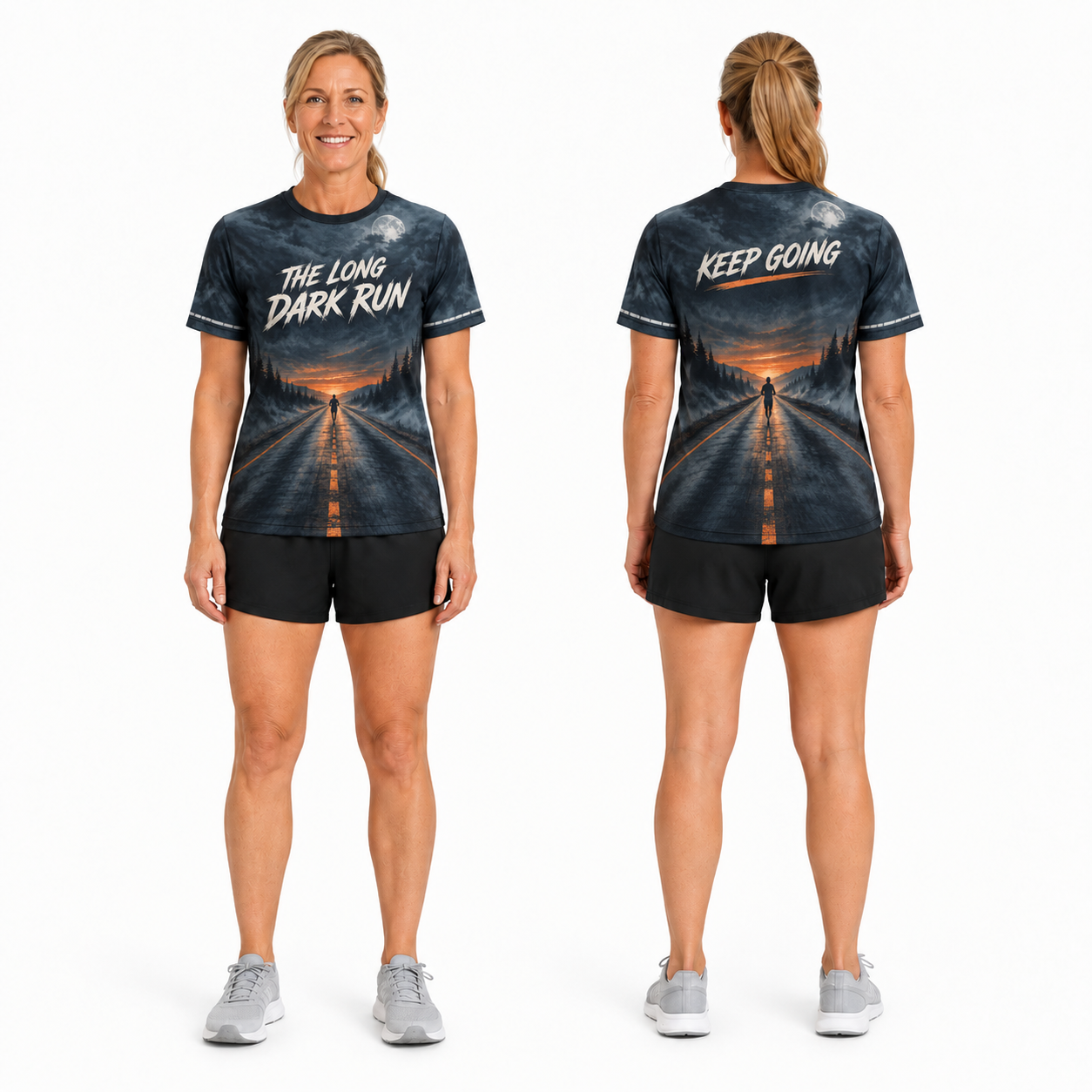 The Long Dark Run Halloween Tech Running T-Shirt