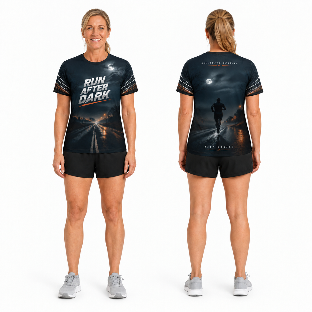 Run After Dark Halloween Tech Running T-Shirt