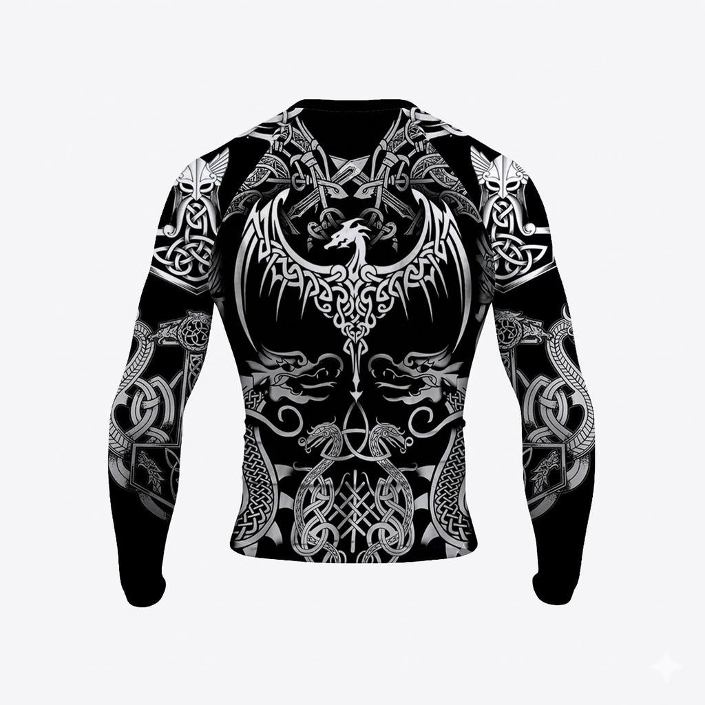 Viking Dragon BJJ Rash Guard
