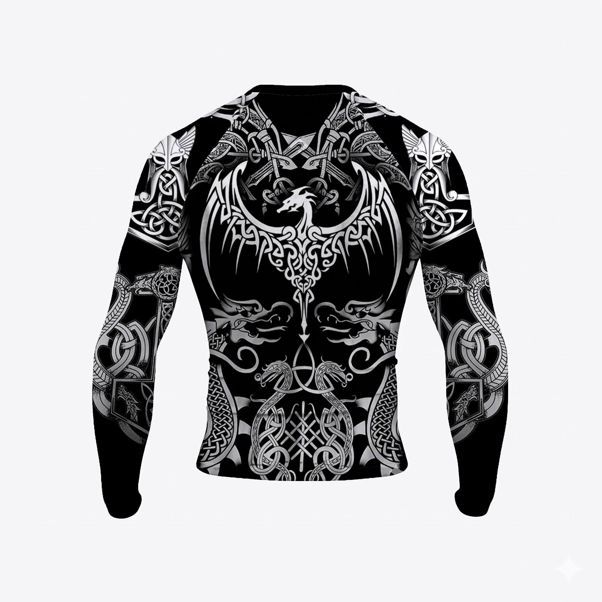 Viking Dragon BJJ Rash Guard