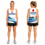 Custom Name Miles Rising Sun Aloha Running Tank Top