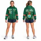 Custom Name Dashing-ish by the Gulf Santa Hustle Galveston Running Windbreaker Jacket