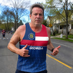 Patriotic Tech Running Tank Top - Georgia State Pride Running Singlet
