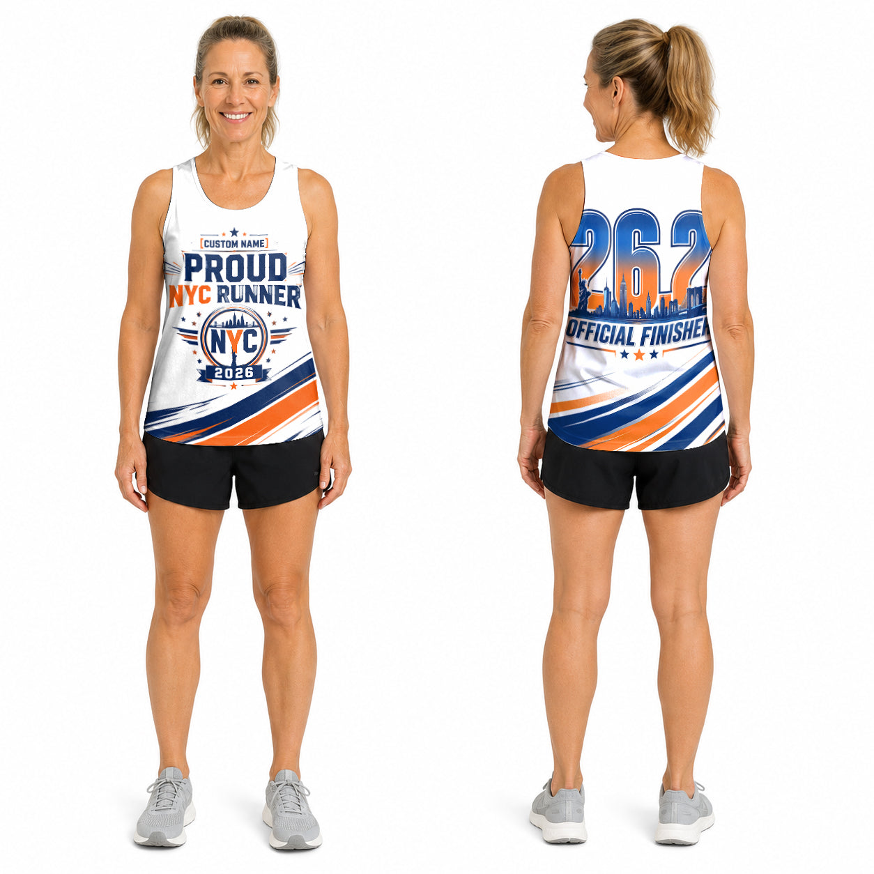 Flag Colors Pride The NYC Race Day Running Tank Top