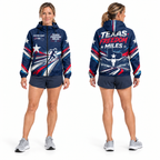 Custom Name Texas Freedom Miles Running Windbreaker Jacket