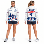 Custom Name Illinois Run United Illinois Running Windbreaker Jacket