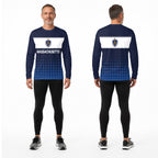 Massachusetts State Pride Long Sleeve Running T-Shirt