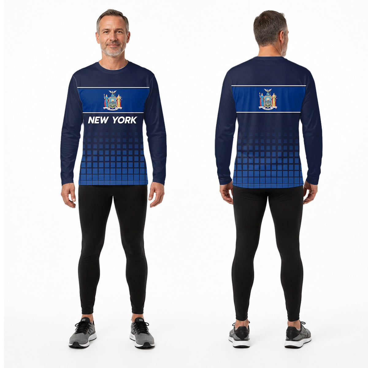 New York State Pride Long Sleeve Running T-Shirt