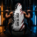 USA 250 Strong Men's Workout Hooded Tank Top