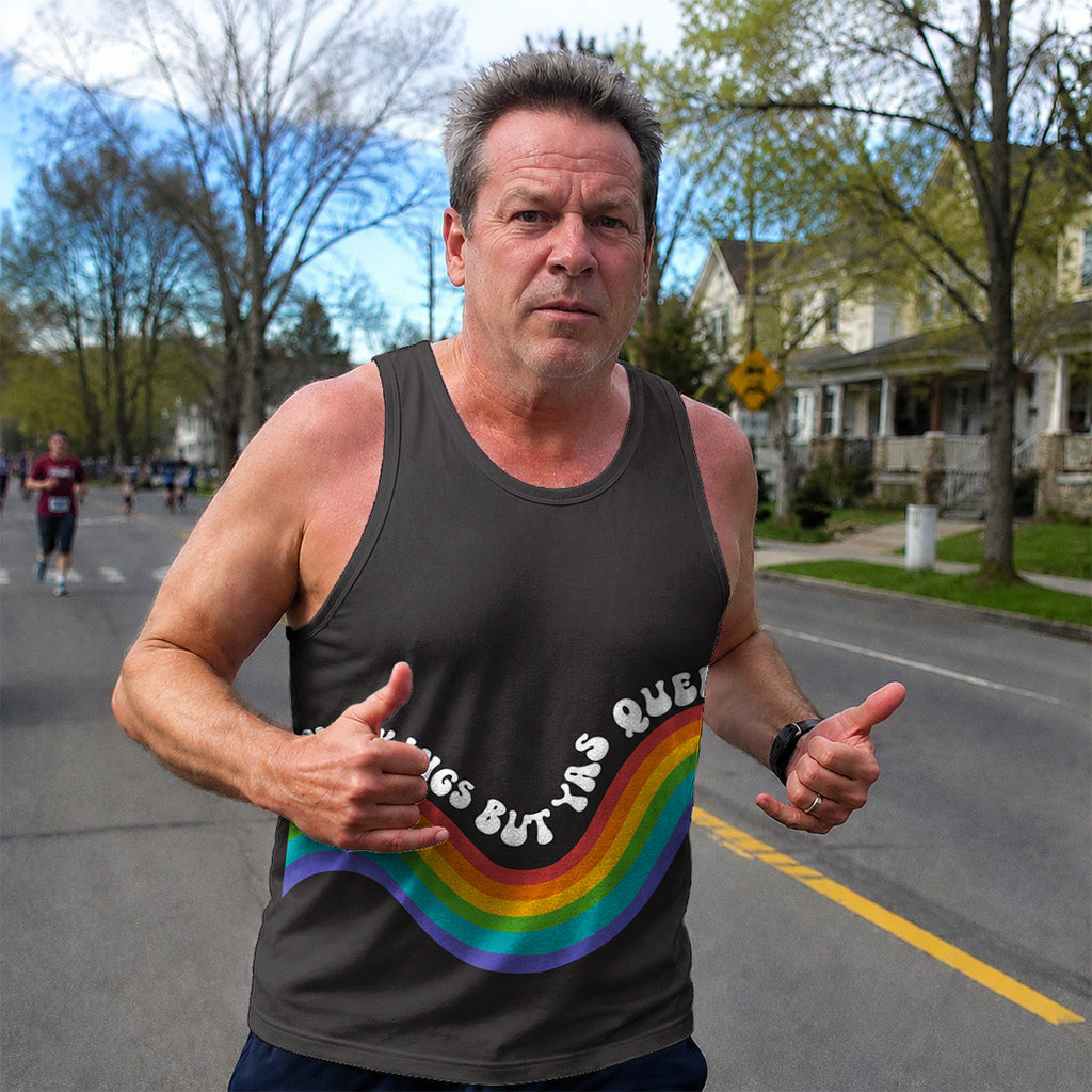 LGBT Pride Running Tank Top Yas Queens Running Singlet for Men and Women