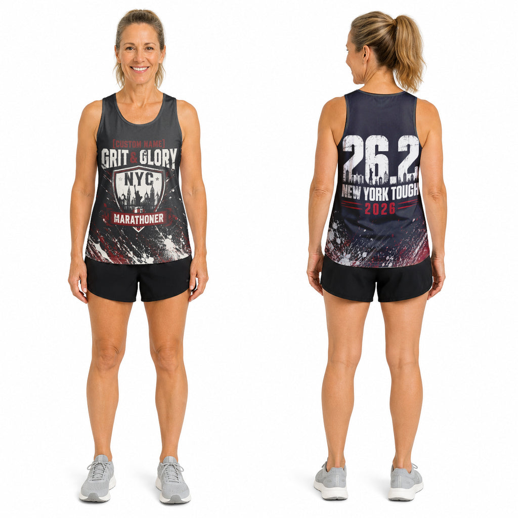 New York Grit & Glory The NYC Race Day Running Tank Top