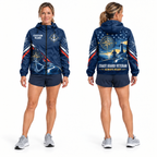 Custom Name Coast Guard Semper Paratus Runner Running Windbreaker Jacket