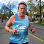 Retirement Running Tank Top The Legend Has Retired Running Singlet for Men and Women