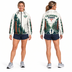 Custom Name California Redwood Runner Running Windbreaker Jacket