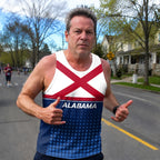 Patriotic Tech Running Tank Top - Alabama State Pride Running Singlet