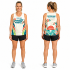 Custom Name Miles Paradise Miles Running Tank Top