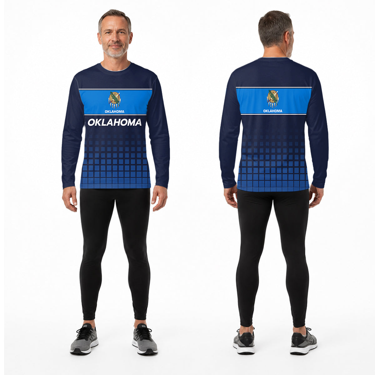 Oklahoma State Pride Long Sleeve Running T-Shirt