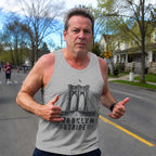 Brooklyn Bridge Distressed New York Running Tank Top