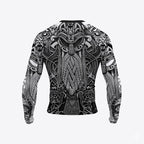 Path to Valhalla The Honored Warrior BJJ Rash Guard