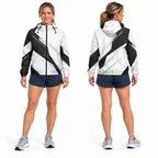 Custom Name States Monochrome Edge Running Windbreaker Jacket