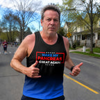 Diabetes Fighter Running Tank Top My Pancreas Great Again Running Singlet for Men and Women
