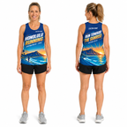 Custom Name Miles Diamond Head Sunrise Running Tank Top