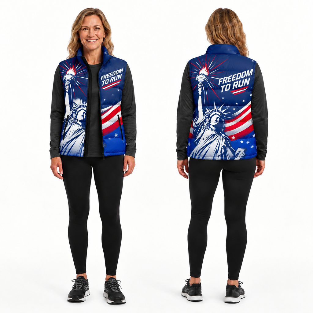 Liberty Torch Runner Sleeveless Running Puffer Jacket