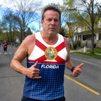 Patriotic Tech Running Tank Top - Florida State Pride Running Singlet