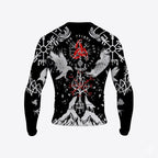 Shadows of Valhalla The Raven & Wolf BJJ Rash Guard