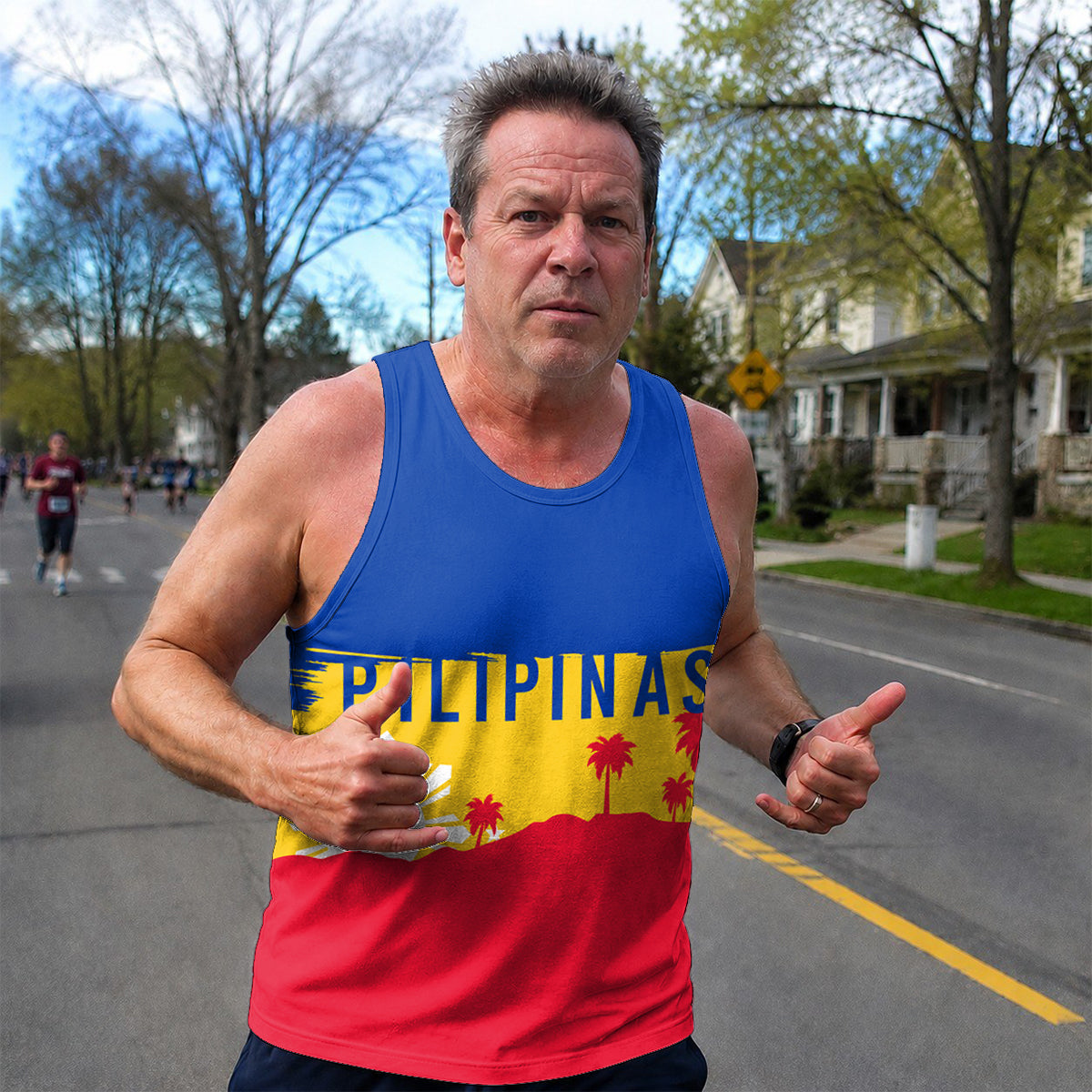 Philippines Running Tank Top Pilipinas Running Singlet for Men and Women