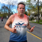 Veteran Tech Running Tank Top - Honor Service Running Singlet