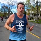 Cancer Fighter Running Tank Top Veteran Survivor Running Singlet for Men and Women