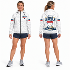 Custom Name Land of Lincoln Run Illinois Running Windbreaker Jacket