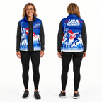 Liberty Skyline USA Runner Sleeveless Running Puffer Jacket