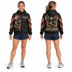 Custom Name Marine Veteran Always Forward Running Windbreaker Jacket