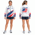 Custom Name Patriot Brush Jacket Running Windbreaker Jacket