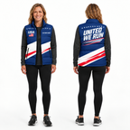United We Run USA Sleeveless Running Puffer Jacket