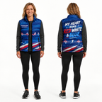 Patriot Pulse USA Sleeveless Running Puffer Jacket