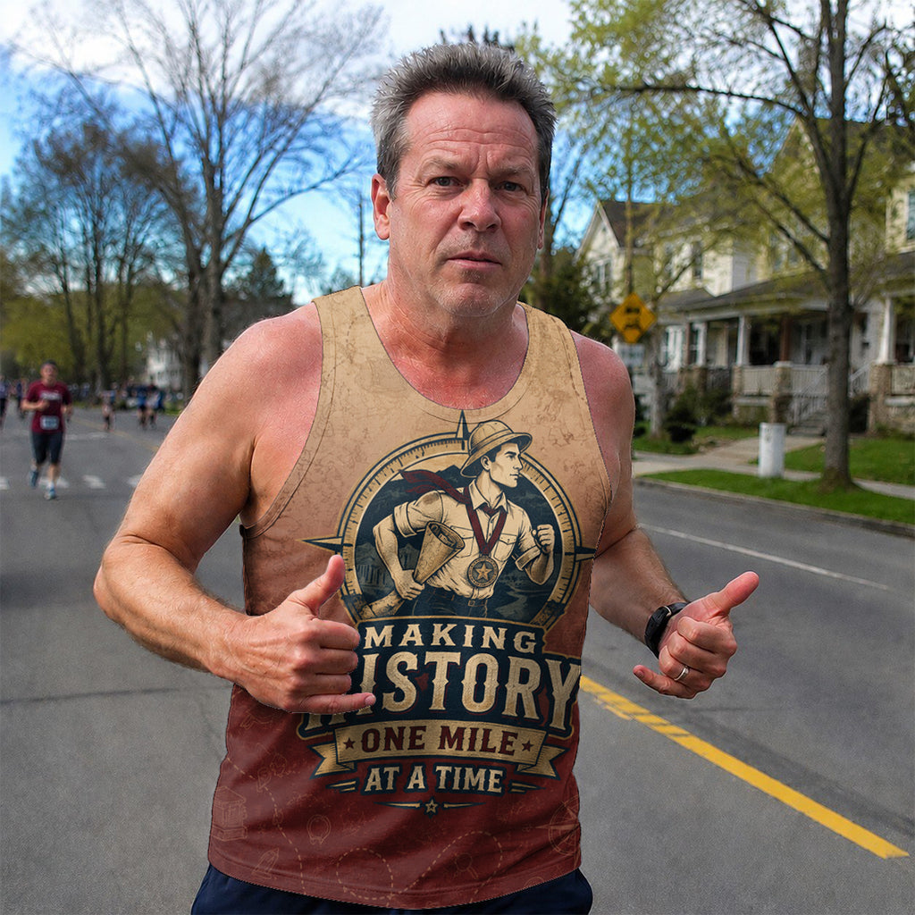 Teacher Running Tank Top History Teacher Runner Tech Running Singlet