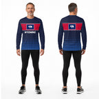 Wyoming State Pride Long Sleeve Running T-Shirt