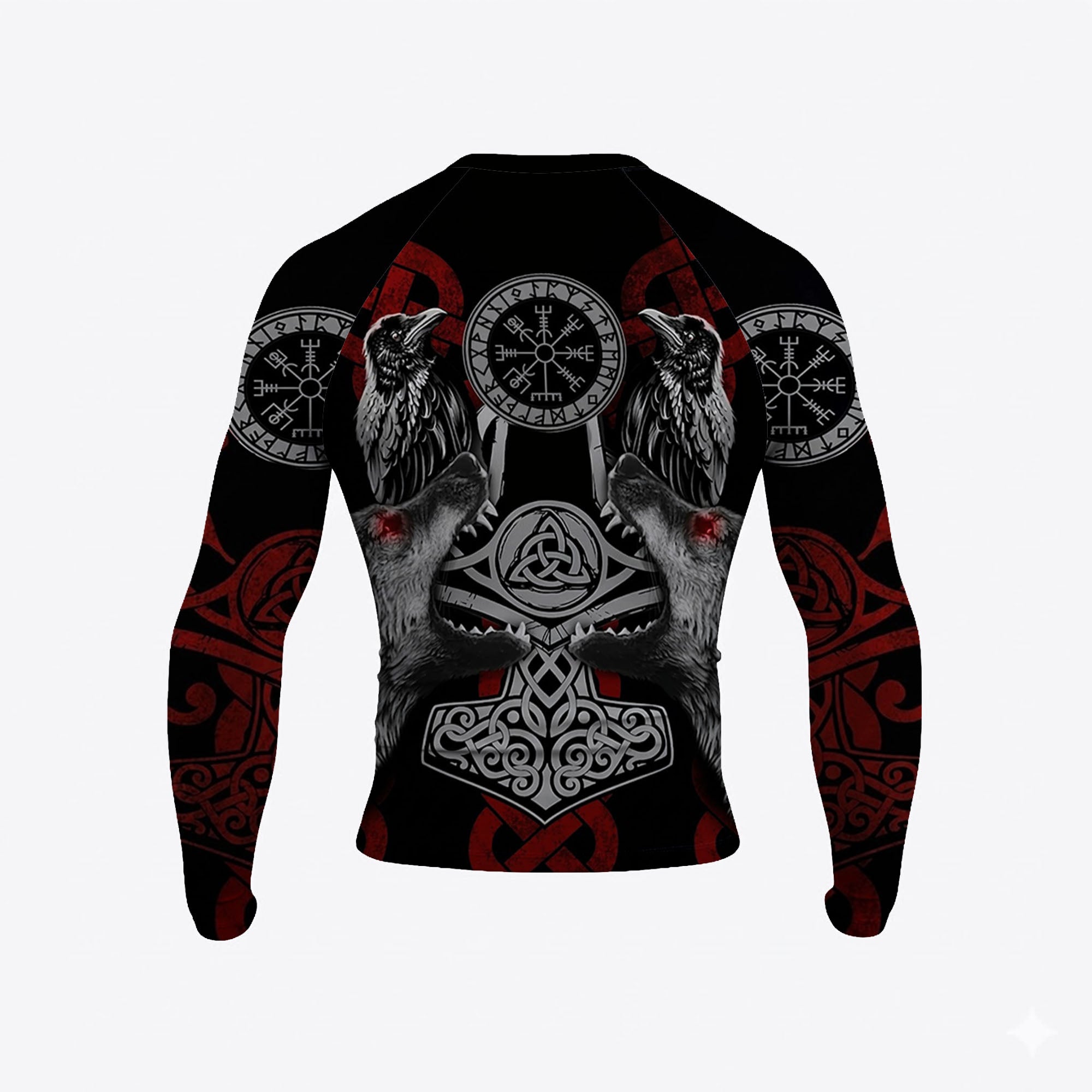 Viking Compass of Destiny BJJ Rash Guard