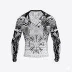 Odin’s Gaze The Fenrir & Vegvísir Guardian BJJ Rash Guard