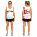Minimalist Typography The NYC Race Day Running Tank Top
