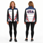 Stars & Stripes Velocity Sleeveless Running Puffer Jacket
